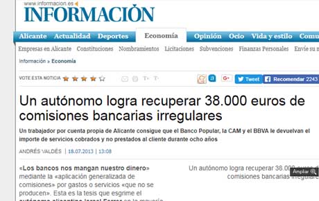 Captura de un medio independiente